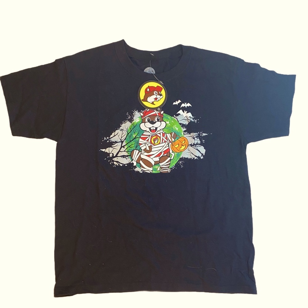 NWT Buc-ees Boo Crew Glow In The Dark T-Shirt & Joggers Size XS - Picture 3 of 10